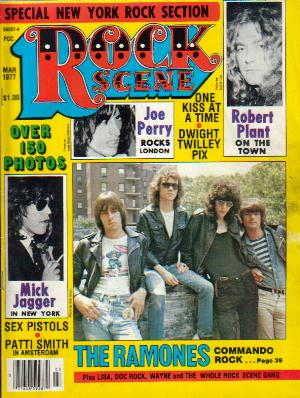 Rock Scene March 1977 - (?)