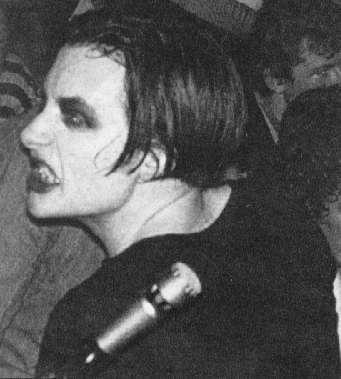 Dave Vanian of The Damned ready to sink his teeth into something? - (Dont Care collection)