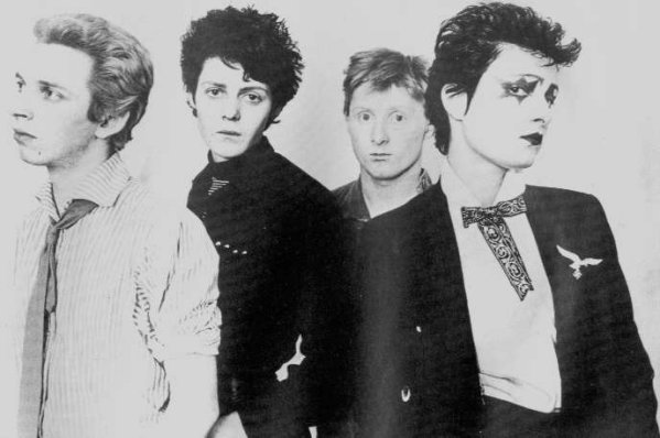 Siouxsie & The Banshees #3...Steve Severin, Kenny Morris, Pete Fenton, Siouxsie Sioux Feb.1977 - (Don't Care collection)