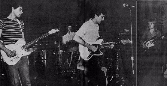 Talking Heads conversng with their guitars- (Don't Care Collection)